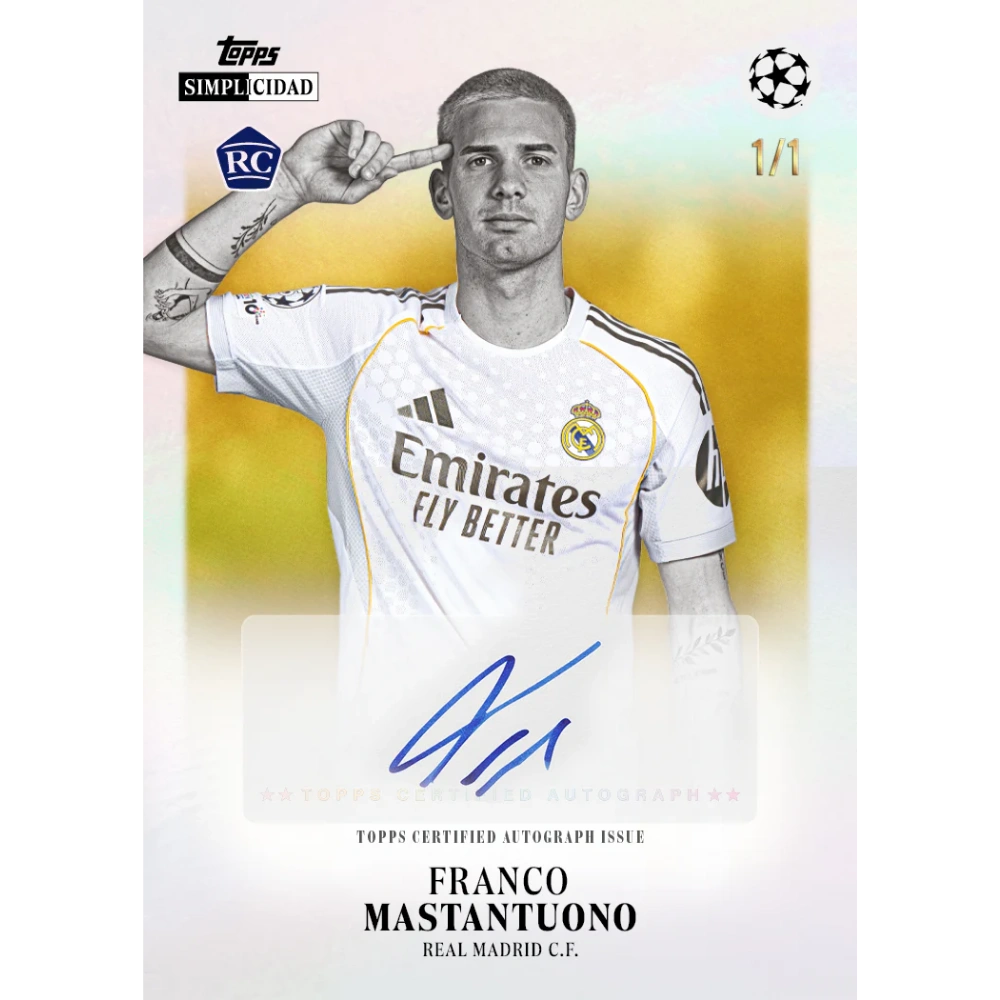Topps 2025-26 Simplicidad UEFA Club Competitions - Hobby Box