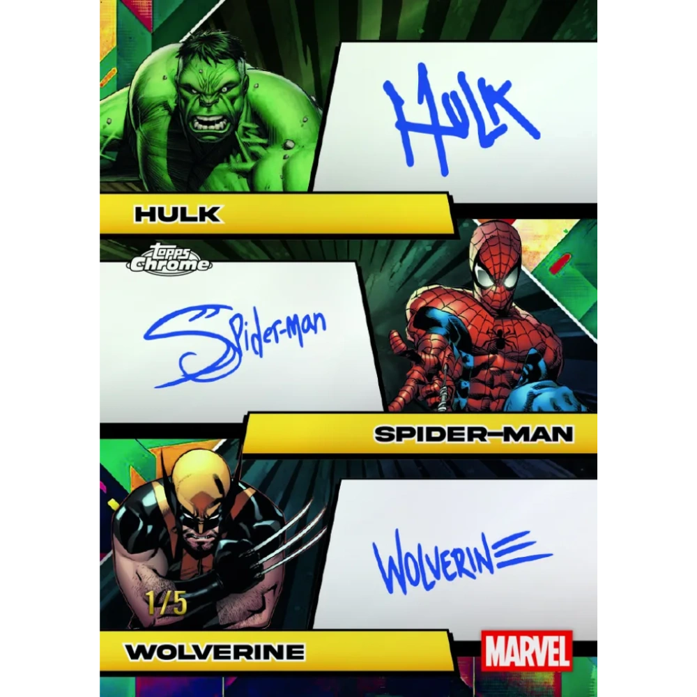 Topps 2025 Chrome Marvel Comics - Hobby Box