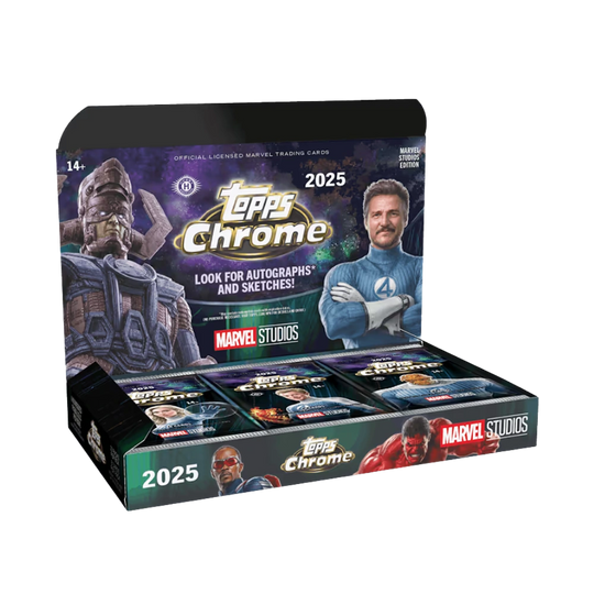 Topps 2025-26 Chrome Marvel Studios - Hobby Box