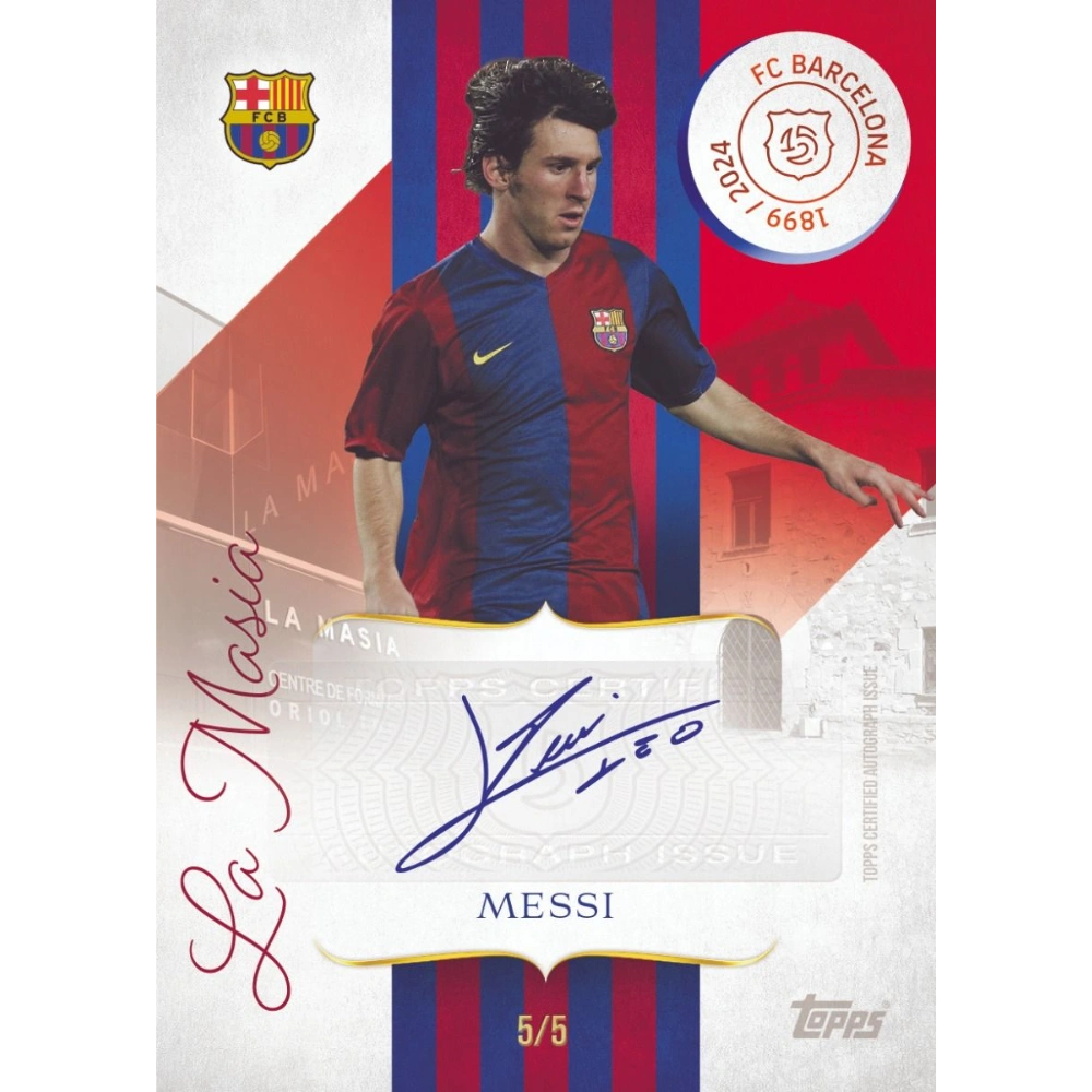 Topps 2025 FC Barcelona 125th Anniversary - Hobby Box LIVE-BOXBREAK