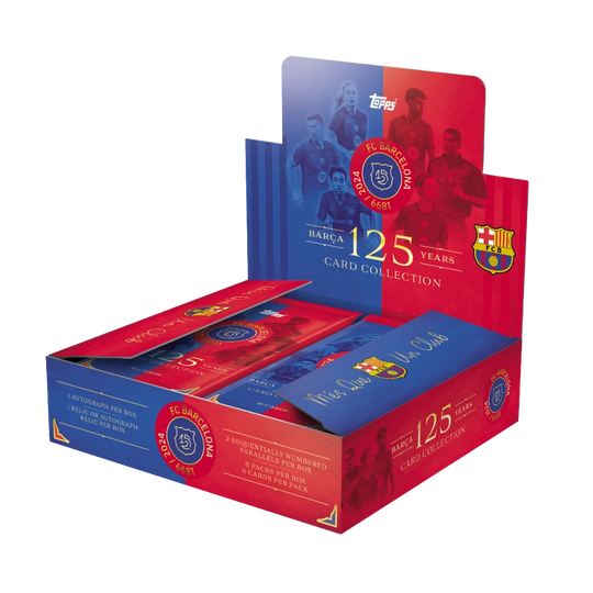 Topps 2025 FC Barcelona 125th Anniversary - Hobby Box LIVE-BOXBREAK