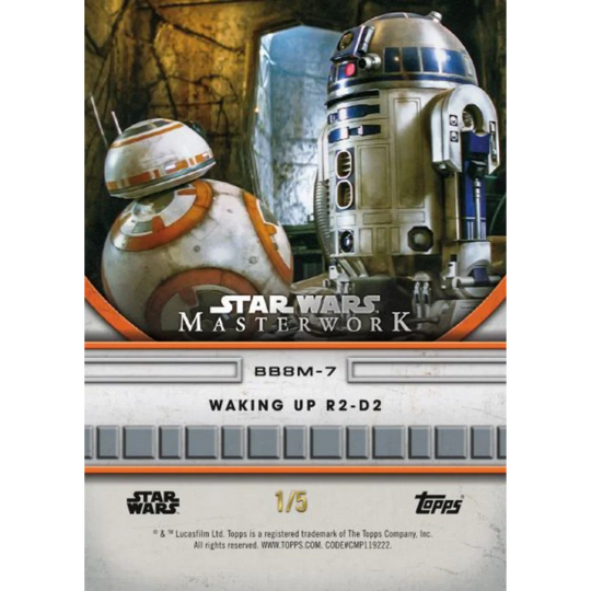 Topps 2025 Star Wars Masterwork Hobby Box - EINZELPACK