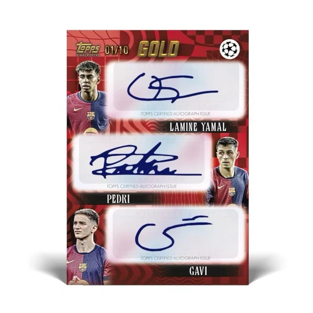 Topps 2025 UEFA Champions League Gold - Hobby Box - LIVE-BOXBREAK