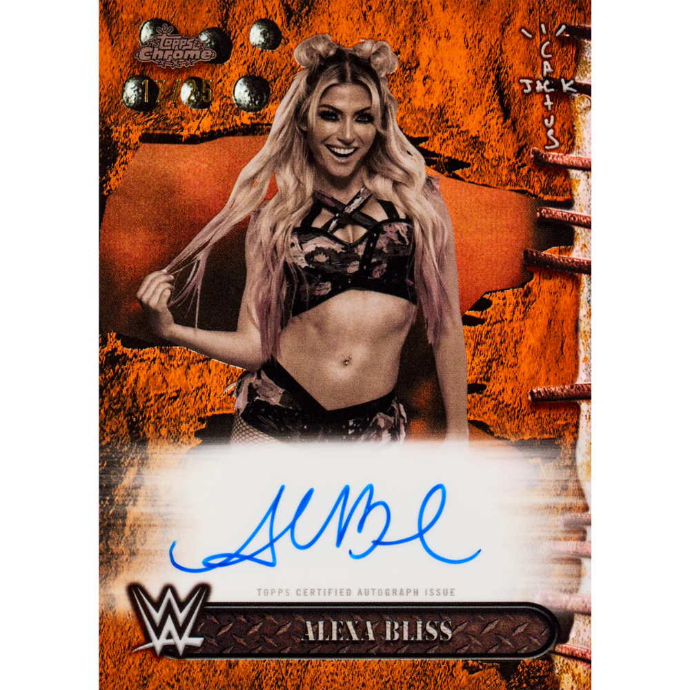 Topps Chrome WWE x Travis Scott Cactus Jack Hobby - Einzelbooster