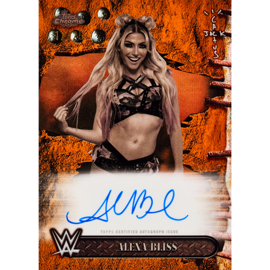 Topps Chrome WWE x Travis Scott Cactus Jack Hobby - Einzelbooster