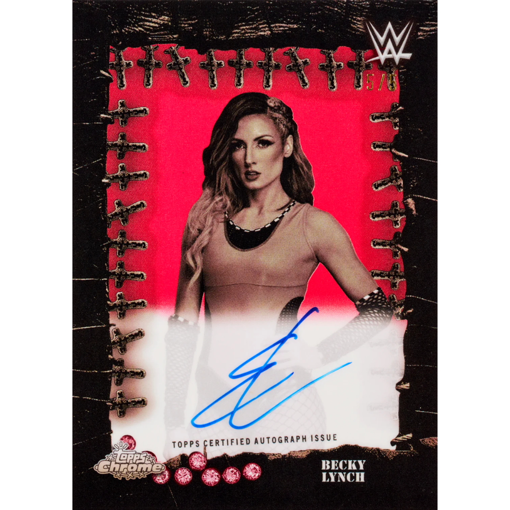 Topps Chrome WWE x Travis Scott Cactus Jack Hobby - Einzelbooster