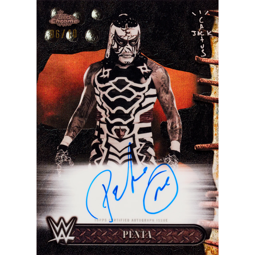 Topps Chrome WWE x Travis Scott Cactus Jack Hobby - Einzelbooster