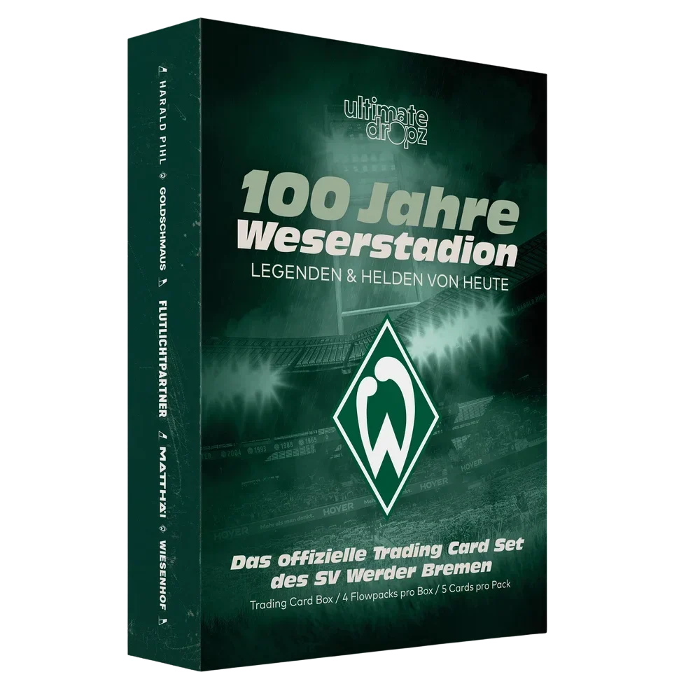 [PRE-ORDER: voraussichtl. 24.10.2026] UltimateDropz 2026 SV Werder Bremen 100 Jahre Weserstadion - Hobby Box