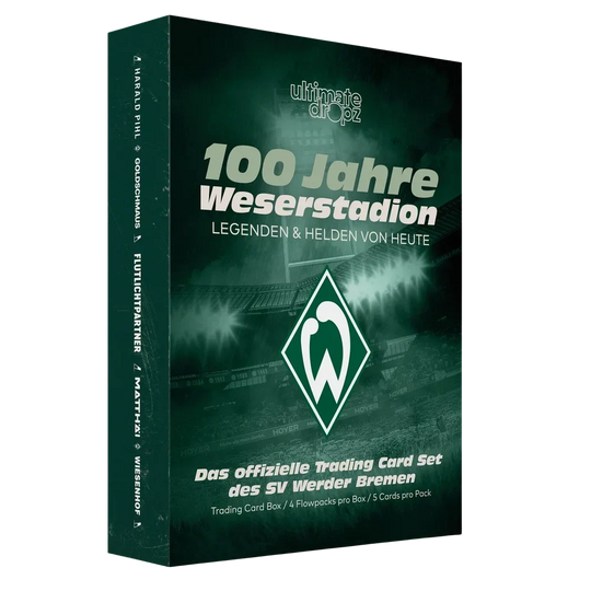[PRE-ORDER: voraussichtl. 24.10.2026] UltimateDropz 2026 SV Werder Bremen 100 Jahre Weserstadion - Hobby Box