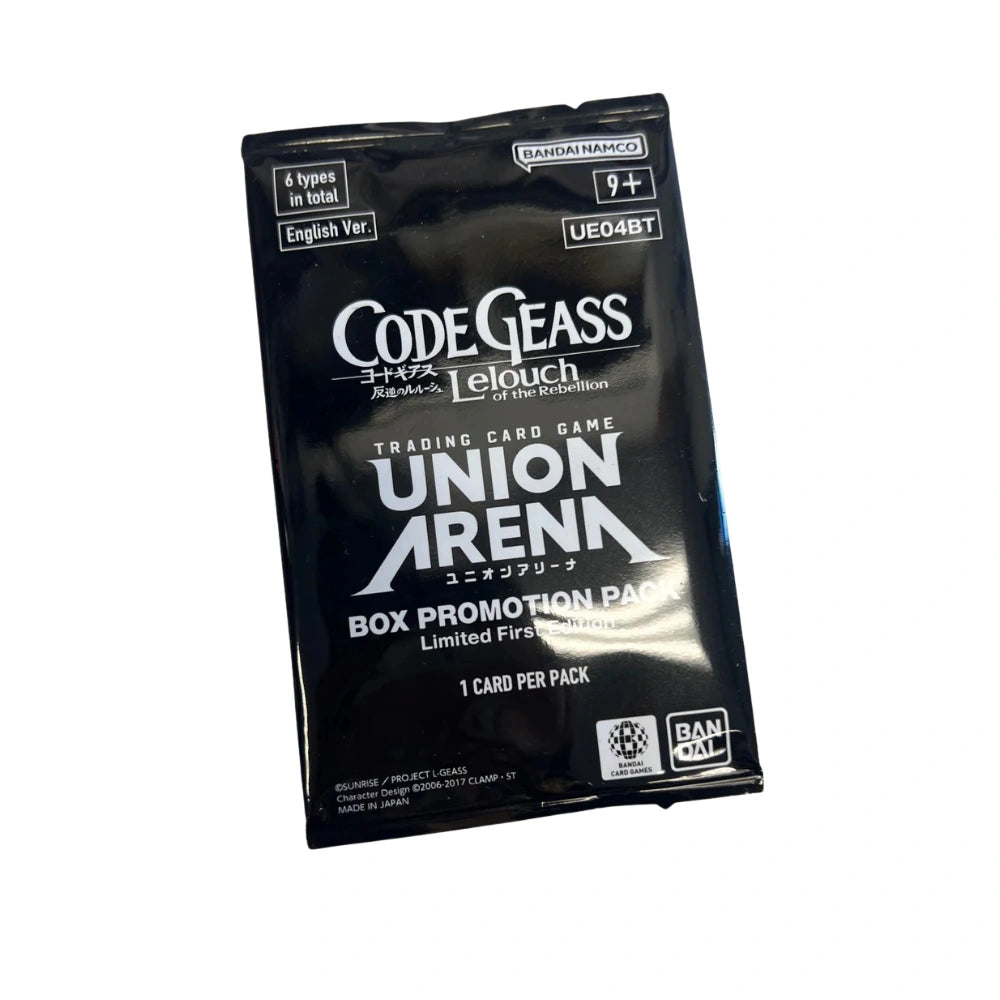 Union Arena Code Geass Lelouch of the Rebellion Box Promotion Pack Englisch
