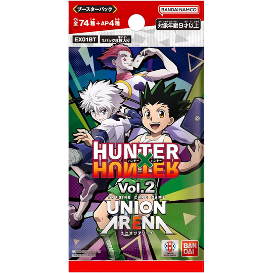 Bandai Union Arena Hunter x Hunter Vol. 2 Booster Japanisch