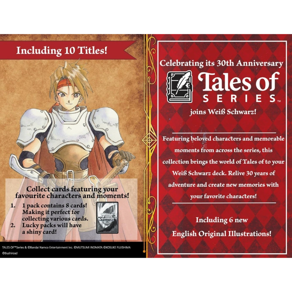 Weiß Schwarz - Tales of SERIES - Display [ENG] (Vorbestellung - Release: 12.02.27)