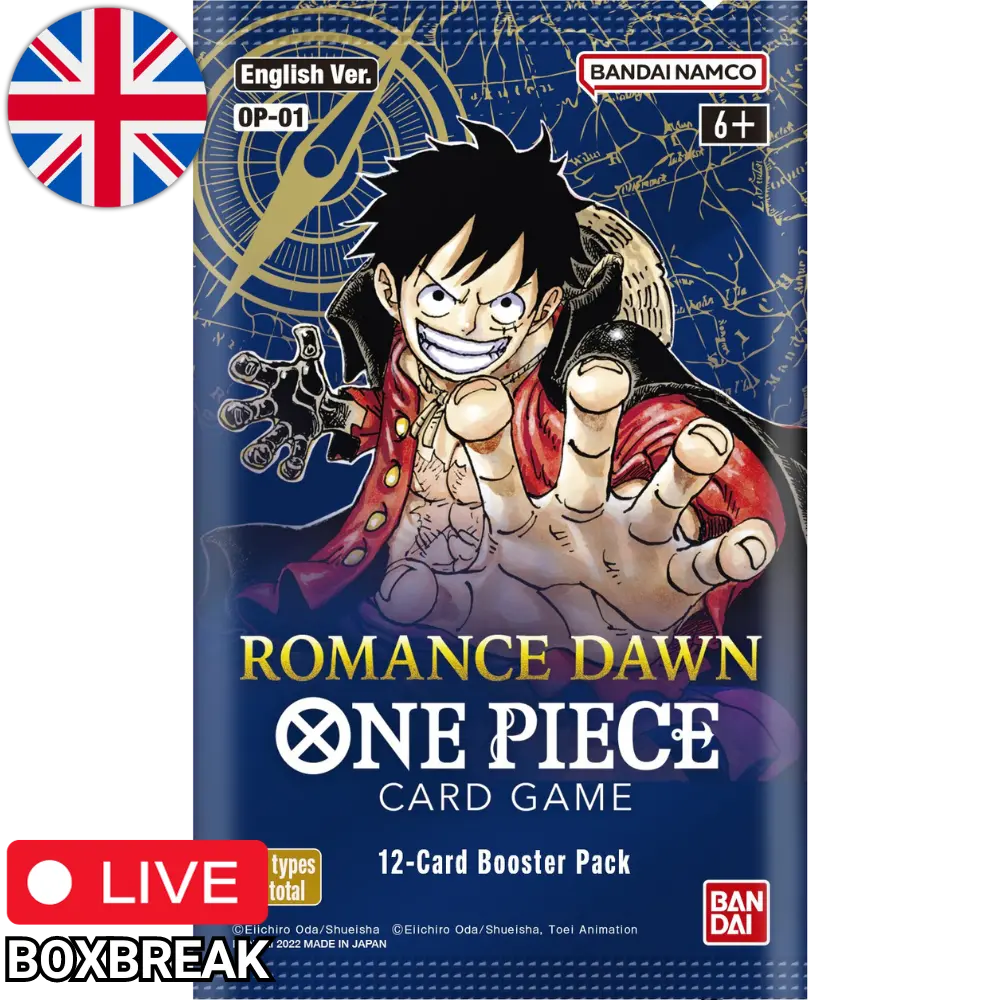 One Piece Card Game Romance Dawn Booster Englisch Booster